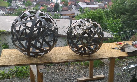 Stahlkugeln 50/60 cm